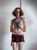 Androgynous model in a shibari tie