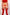 High Waisted Latex Thong - Red image 1