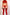 High Waisted Latex Thong - Red image 0