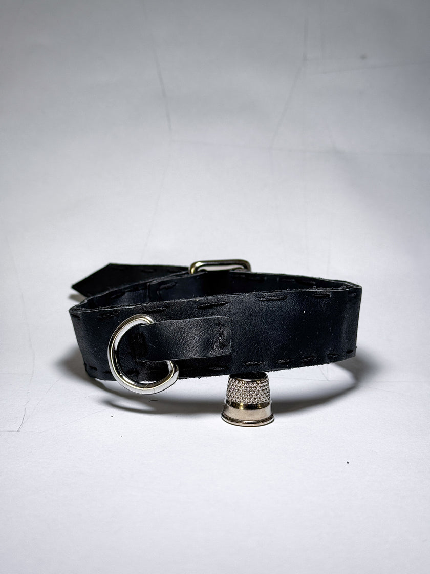 Black Leather Choker
