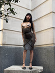 Restriction Underbust Latex Dress