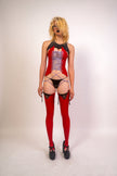 Étreinte Latex Corset - Red image 1