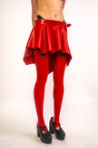 Asymmetrical Side Slit Skater Skirt image 1