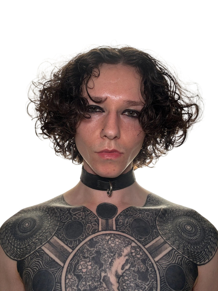 Black Leather Choker