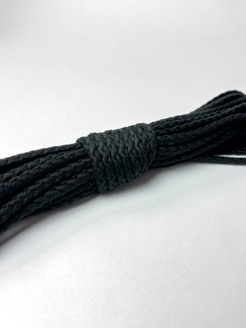 Black Shibari Rope image 1