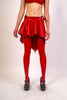 Asymmetrical Side Slit Skater Skirt image 0