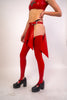 Asymmetrical Side Slit Skater Skirt image 2