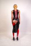 Eat Your Heart Out Latex Dress - Black image 1